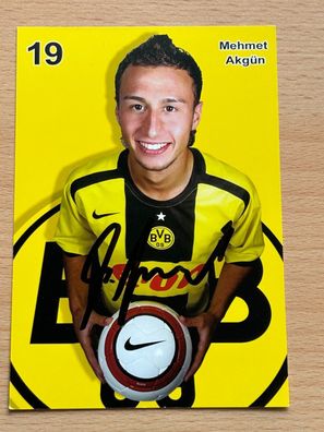 Mehmet Akgün - Borussia Dortmund - Autogrammkarte original signiert - #S2360
