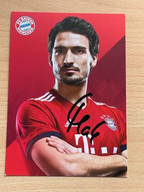 Mats Hummels - FC Bayern München - Autogrammkarte original signiert - #S2220