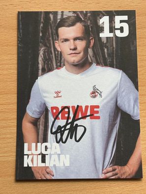 Luca Kilian - 1. FC Köln Autogrammkarte orig. signiert #S2012