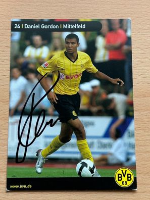 Daniel Gordon - Borussia Dortmund - Autogrammkarte original signiert - #S2371