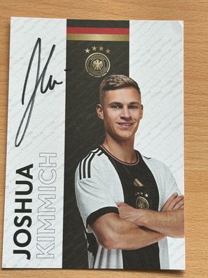 Joshua Kimmich - Nationalmannschaft - Autogrammkarte original signiert - #S2172