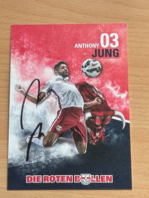 Anthony Jung - RB Leipzig - Autogrammkarte original signiert - #2257