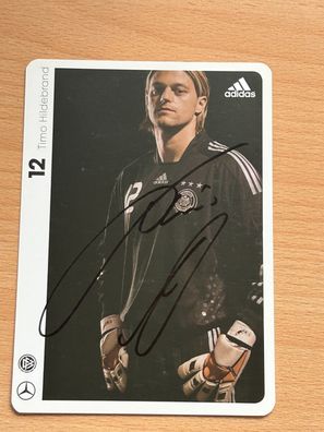 Timo Hildebrand - Nationalmannschaft - Autogrammkarte original signiert - #S2058