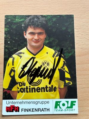 Stéphane Chapuisat-Borussia Dortmund - Autogrammkarte original signiert - #S2380