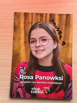 Karlotta Hasselbach Schloss Einstein Autogrammkarte original signiert #S2603