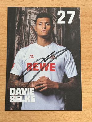 Davie Selke - 1. FC Köln - Autogrammkarte original signiert #S2019