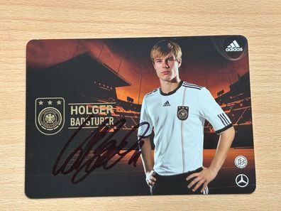 Holger Badstuber- Nationalmannschaft - Autogrammkarte original signiert - #S2096