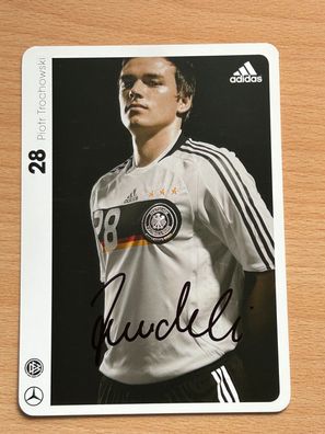 Piotr Trochowski -Nationalmannschaft - Autogrammkarte original signiert - #S2063