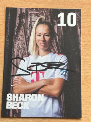 Sharon Beck - 1. FC Köln - Autogrammkarte original signiert - #S2157
