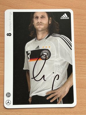 Torsten Frings - Nationalmannschaft - Autogrammkarte original signiert - #S2048