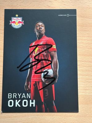Bryan Okoh - Red Bull Salzburg - Autogrammkarte original signiert - #2307