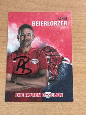 Achim Beierlorzer - RB Leipzig- Autogrammkarte original signiert - #S2246