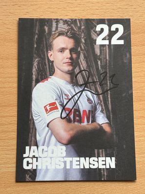 Jacob Christensen - 1. FC Köln - Autogrammkarte original signiert #S2016
