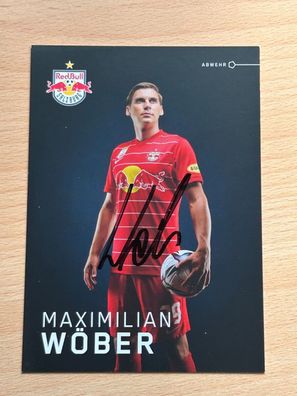 Maximilian Wöber - Red Bull Salzburg - Autogrammkarte original signiert - #2282