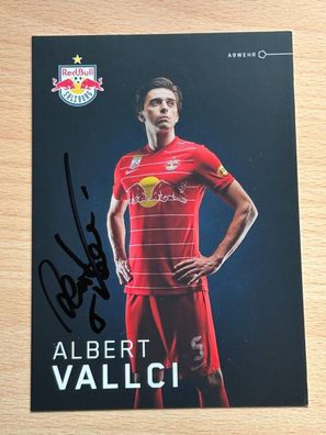 Albert Vallci - Red Bull Salzburg - Autogrammkarte original signiert - #2289