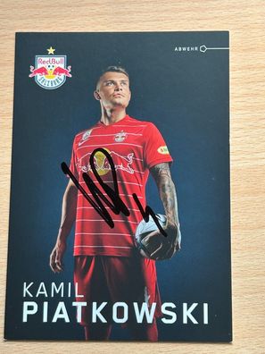 Kamil Piatkowski - Red Bull Salzburg - Autogrammkarte original signiert - #2311