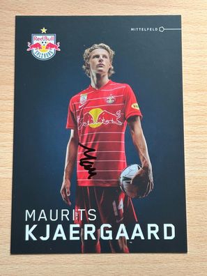 Maurits Kjaergaard- Red Bull Salzburg - Autogrammkarte original signiert - #2297