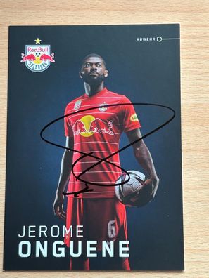 Jerome Onguene - Red Bull Salzburg - Autogrammkarte original signiert - #2312