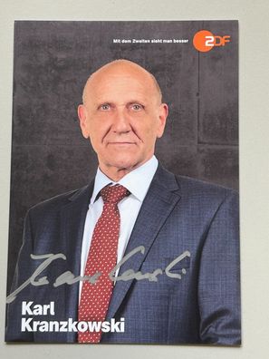 Karl Kranzkowski ZDF Autogrammkarte original signiert #S1739