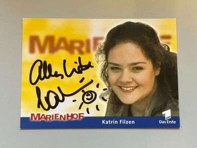 Katrin Filzen Marienhof Autogrammkarte original signiert #S1943