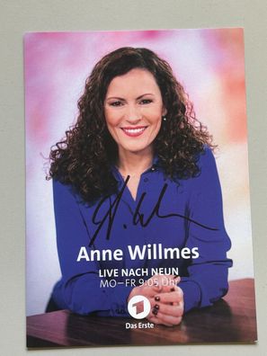 Anne Willmes Autogrammkarte original signiert #S1756