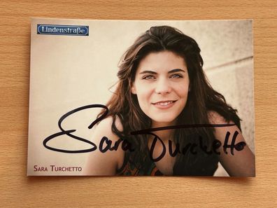 Sara Turchetto Lindenstraße Autogrammkarte original signiert #S1669
