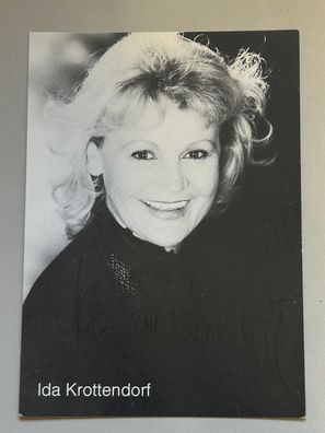 Ida Krottendorf Autogrammkarte original signiert #S1993