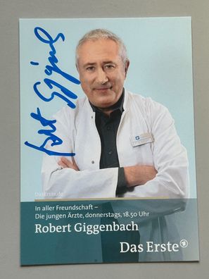 Robert Giggenbach die jungen Ärzte Autogrammkarte original signiert #S1732