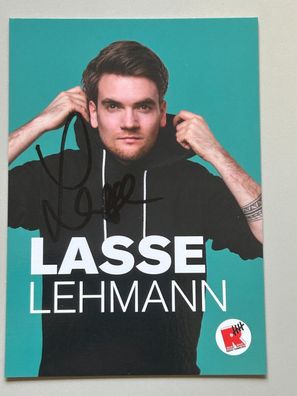 Lasse Lehmann Radio Hamburg Autogrammkarte original signiert #S1752