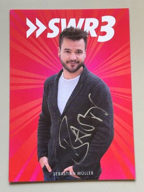 Sebastian Müller SWR3 Autogrammkarte original signiert #S1781