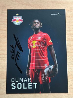Oumar Solet - Red Bull Salzburg - Autogrammkarte original signiert - #2276