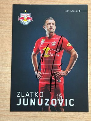 Zlatko Junuzovic - Red Bull Salzburg - Autogrammkarte original signiert - #2317