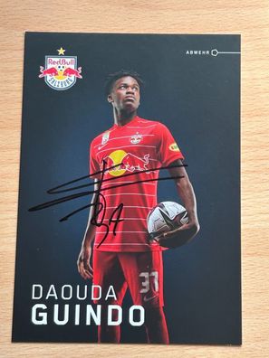 Daouda Guindo - Red Bull Salzburg - Autogrammkarte original signiert - #2306