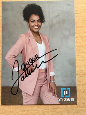 Janique Johnson Autogrammkarte original signiert #S1649