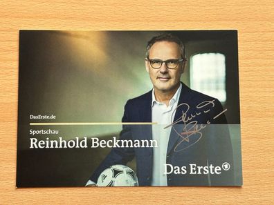 Reinhold Beckmann Das Erste Autogrammkarte original signiert #S1662