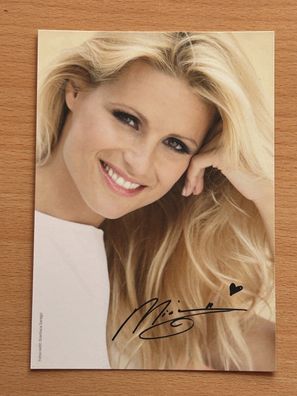 Michelle Hunziker Autogrammkarte drucksigniert #S1620
