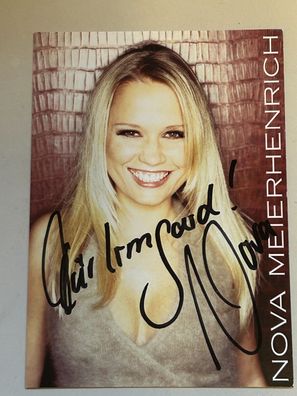 Nova Meierhenrich Autogrammkarte original signiert #S1919