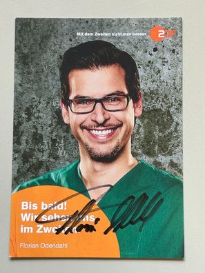 Florian Odendahl ZDF Autogrammkarte original signiert #S1795
