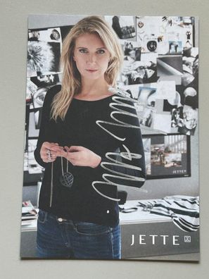 Jette Joop Autogrammkarte original signiert #S1722