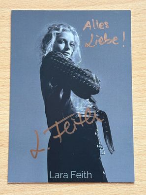 Lara Feith Autogrammkarte original signiert #S1695