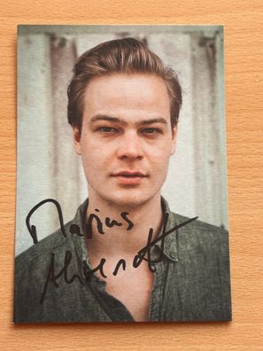 Marius Ahrendt Autogrammkarte original signiert #S1521