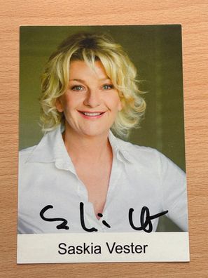 Saskia Vester Autogrammkarte original signiert #S1678