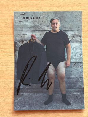 Rüdiger Klink Autogrammkarte original signiert #S1519
