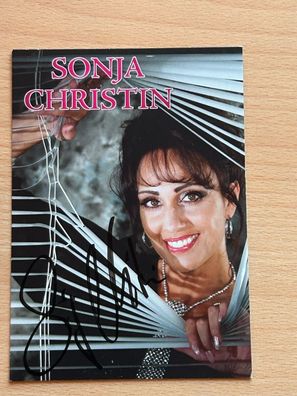 Sonja Christin - Autogrammkarte original signiert - #S3063