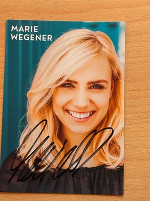 Marie Wegener - Autogrammkarte original signiert - #3159