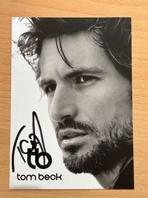Tom Beck - Autogrammkarte original signiert - #S3094