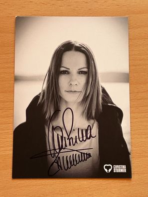 Christina Stürmer - Autogrammkarte original signiert - #3210