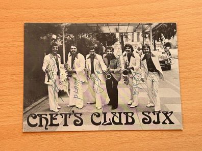Chet's Club Six - Autogrammkarte original signiert - #S3269
