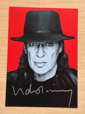 Udo Lindenberg - Autogrammkarte original signiert - #S3113