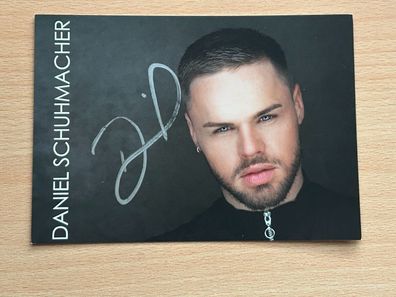 Daniel Schuhmacher Autogrammkarte original signiert #S1325